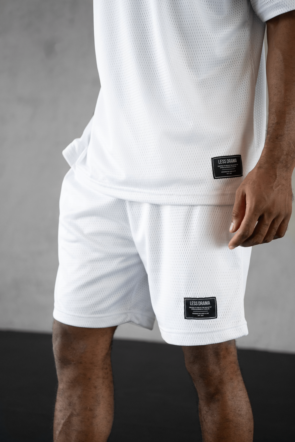 LESS DRAMA MENS MESH SHORTS|278