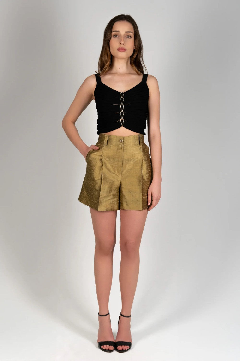 BNS DHALIA SILK SHORTS|182