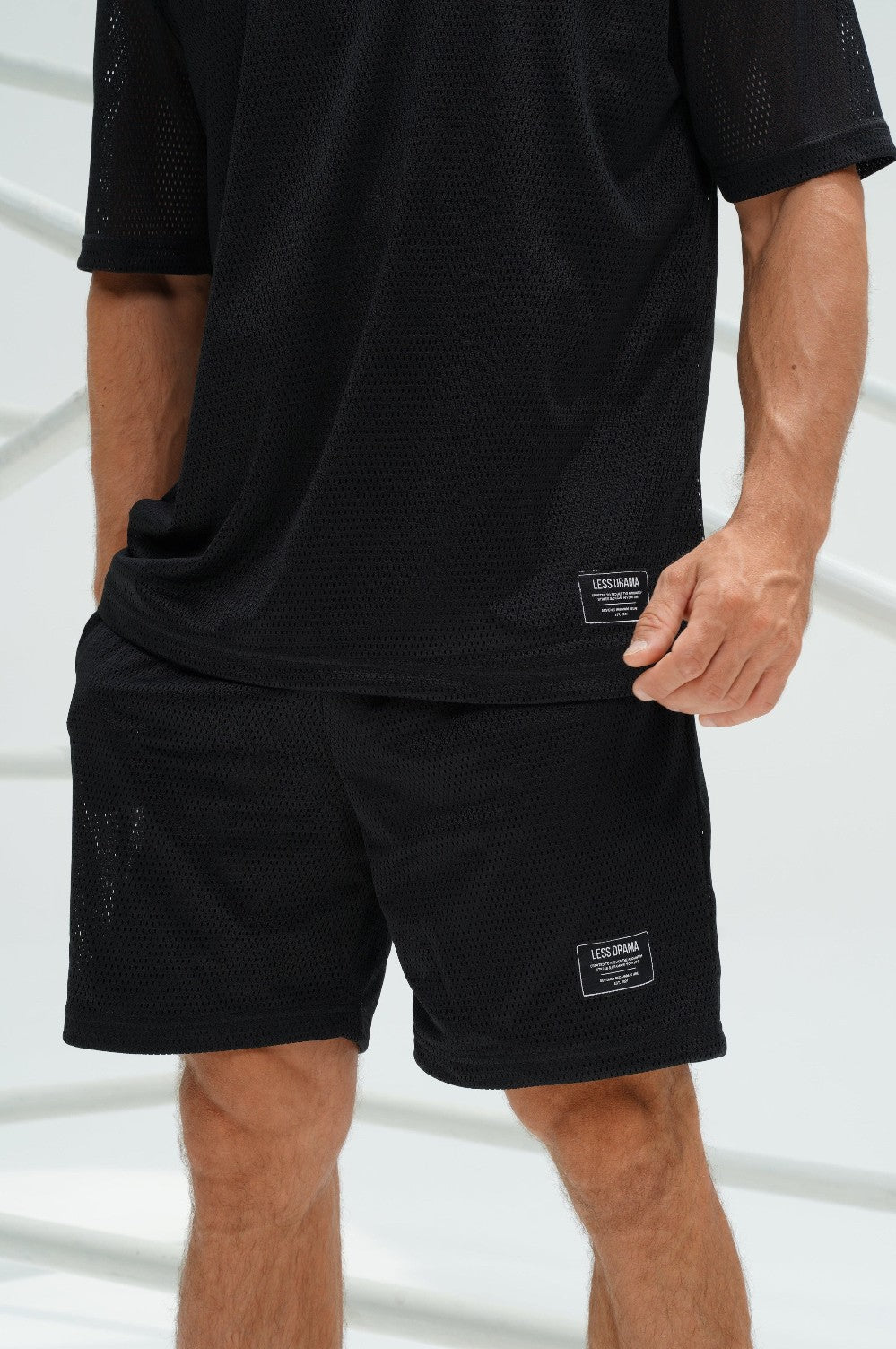 LESS DRAMA MENS MESH SHORTS|272