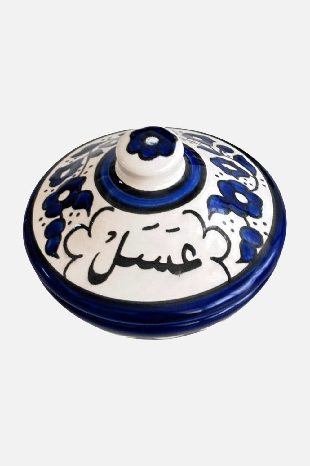 Fyrouzi Handmade Ceramic Breakfast Bowls Blue And White Floral|1038