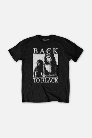 MUSIC MERCH II Amy Winehouse Unisex T-Shirt: Back to Black|1186