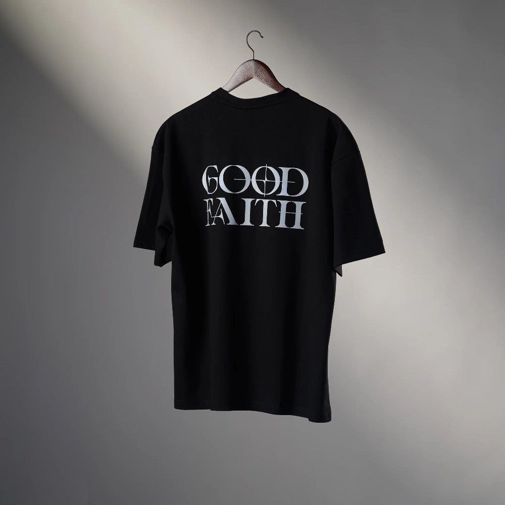 GOOD FAITH CLASSIC LOGO T SHIRT BLACK|69