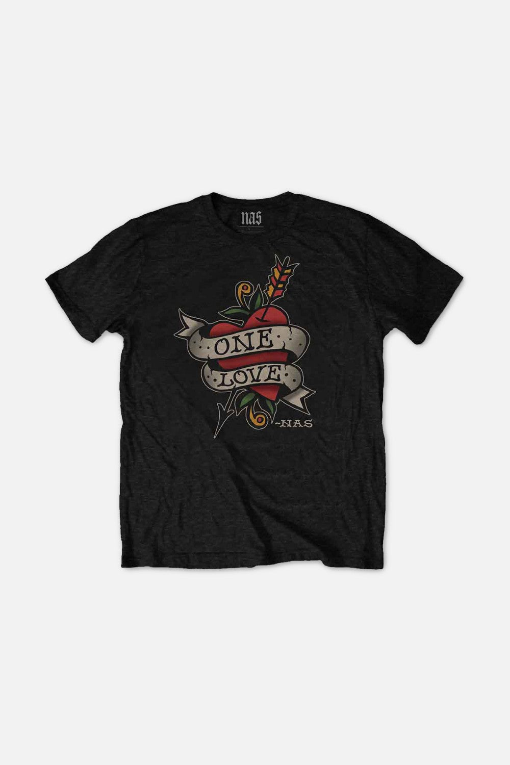 MUSIC MERCH II Nas Unisex T-Shirt: Love Tattoo|1180