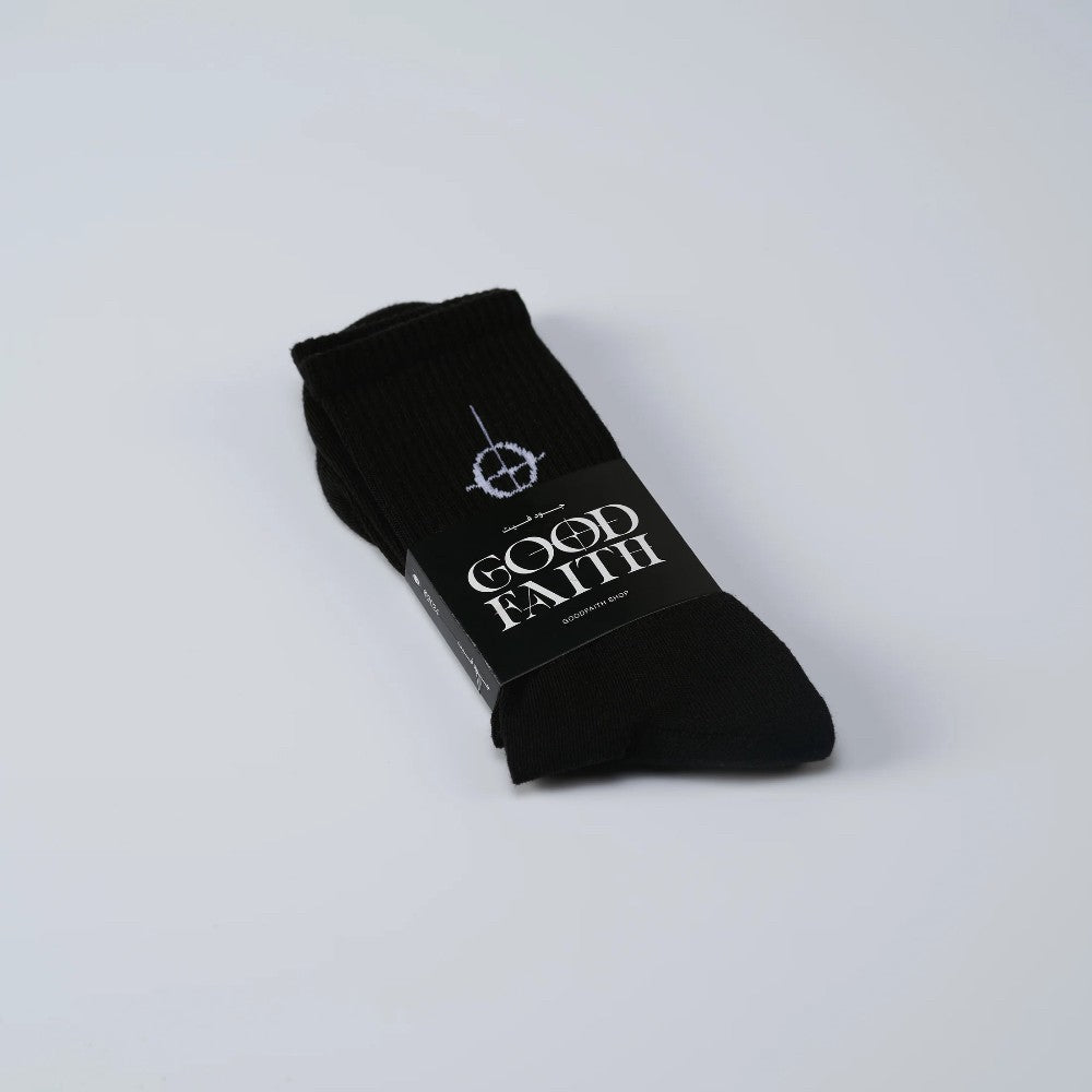 GOOD FAITH BLACK SOCKS|63