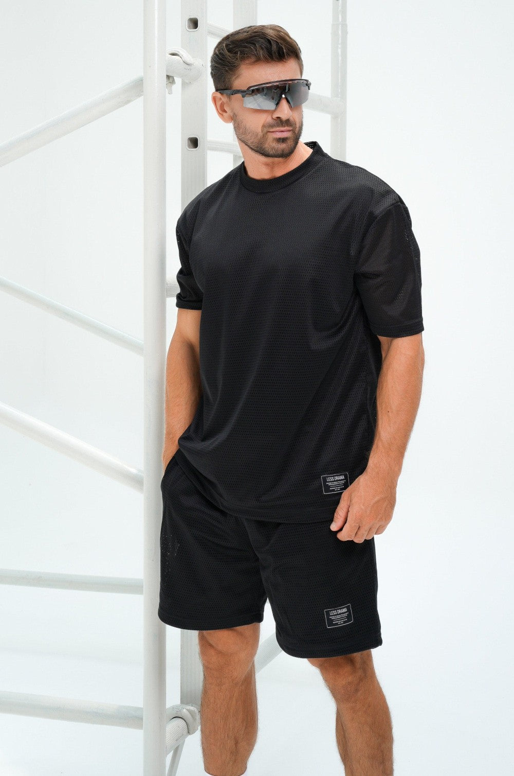 LESS DRAMA MENS MESH SHORTS|273