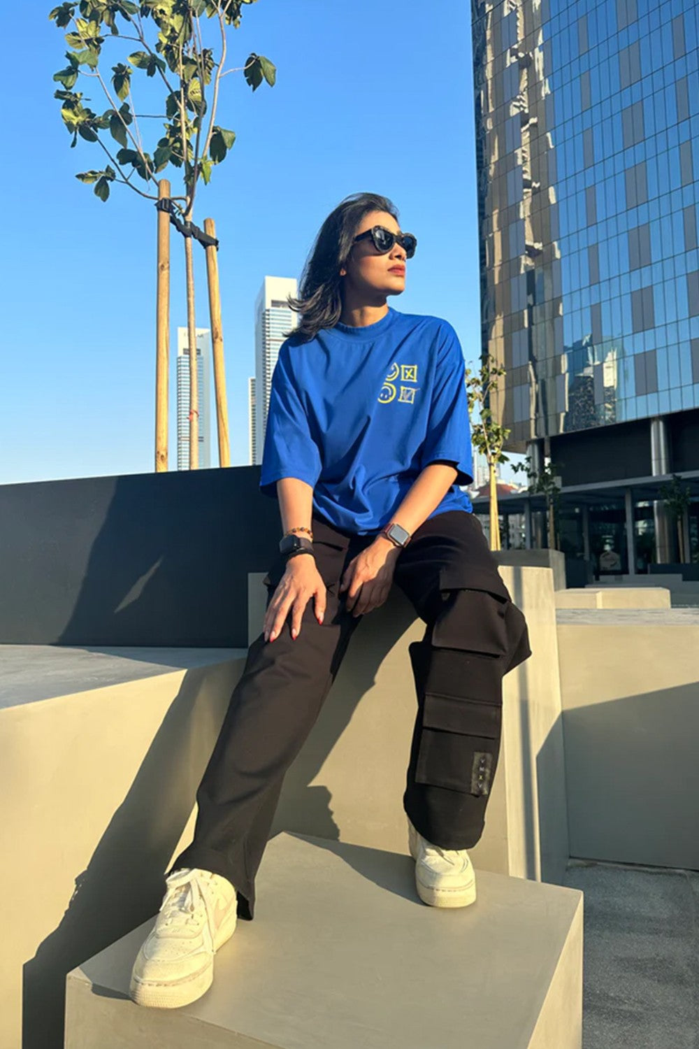 VMXV ROYAL BLUE EMOJI T SHIRT|1153