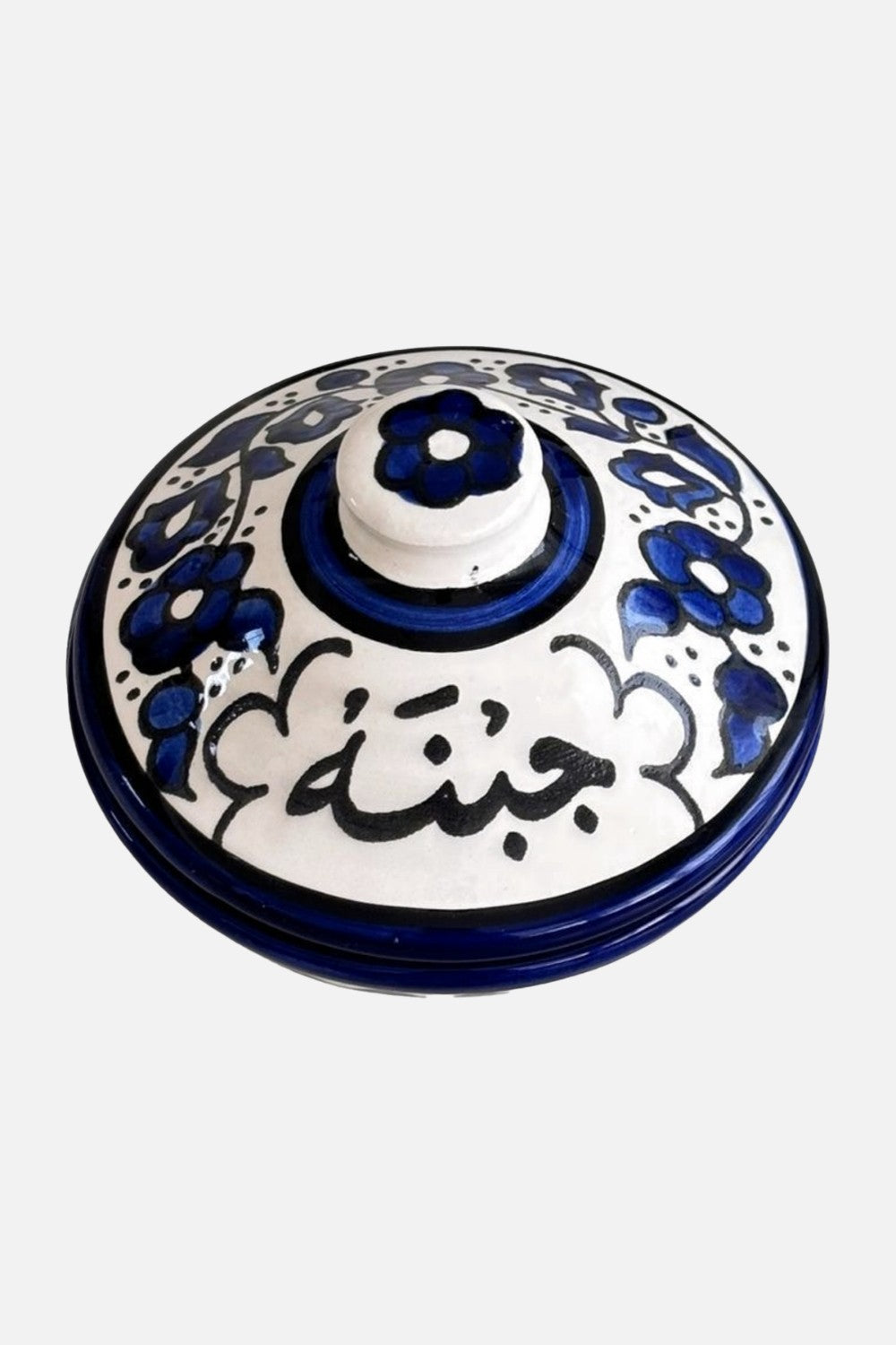 Fyrouzi Handmade Ceramic Breakfast Bowls Blue And White Floral|1037