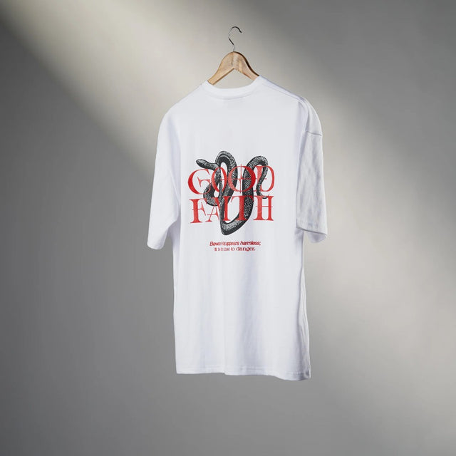 GOOD FAITH SNAKE T SHIRT WHITE|71
