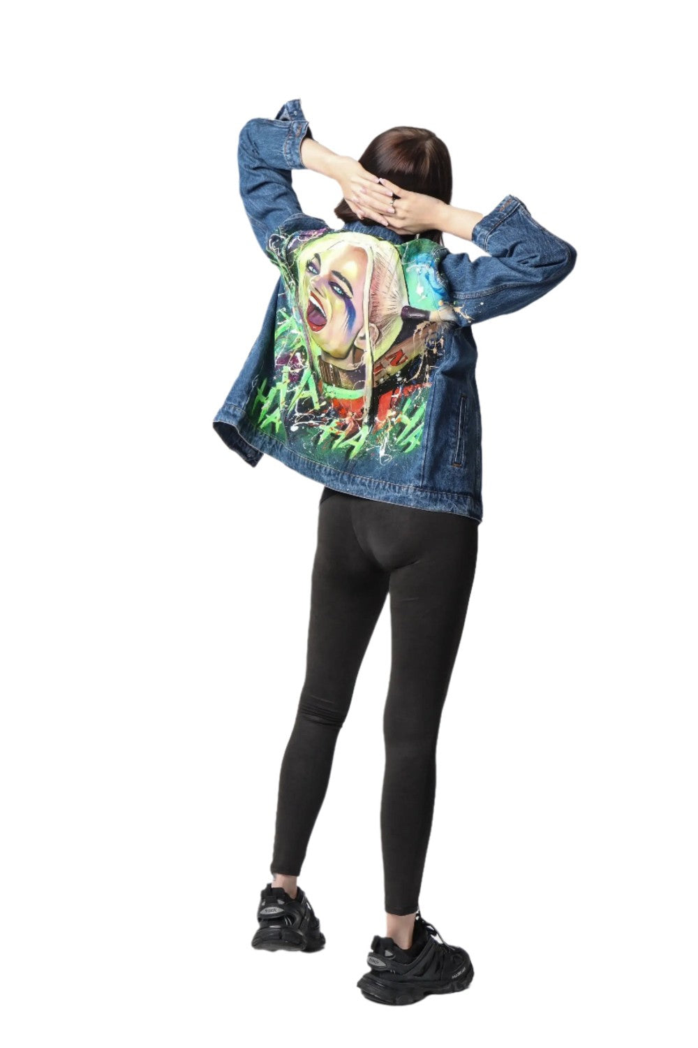 STREET SOCIETY BE SOMEONE HARLEY QUINN DENIM JACKET|557