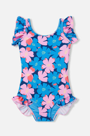 Boardies sully floral ruffles little girls|1004