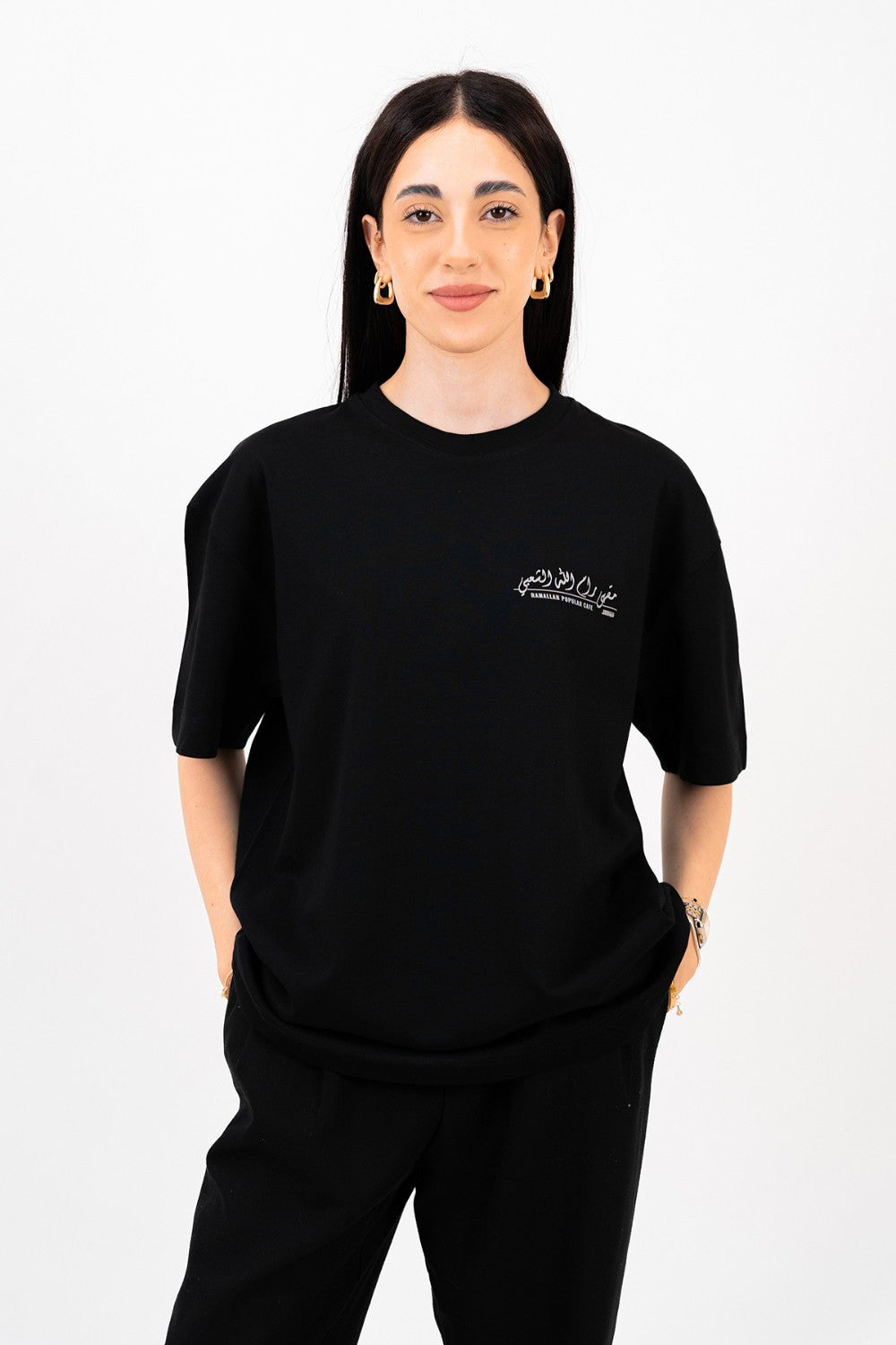 MQAAAR RAMALLAH POPULAR CAFE T SHIRT|1057