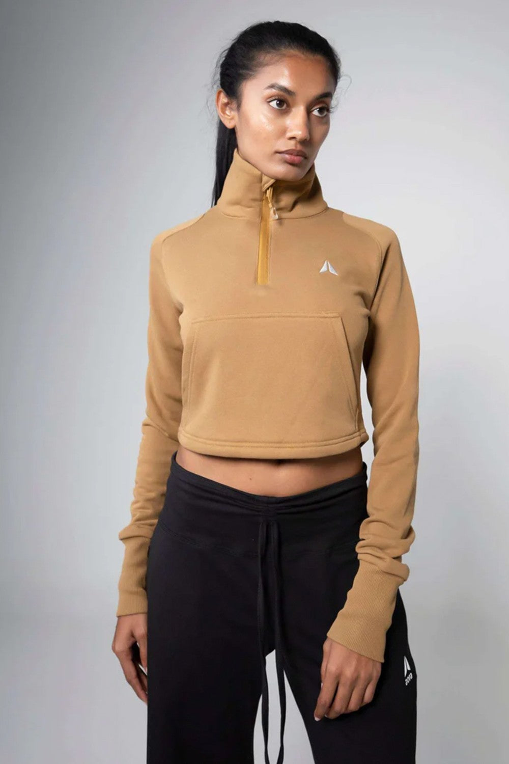 AORA MIHO  HALF ZIP SWEATER|1294