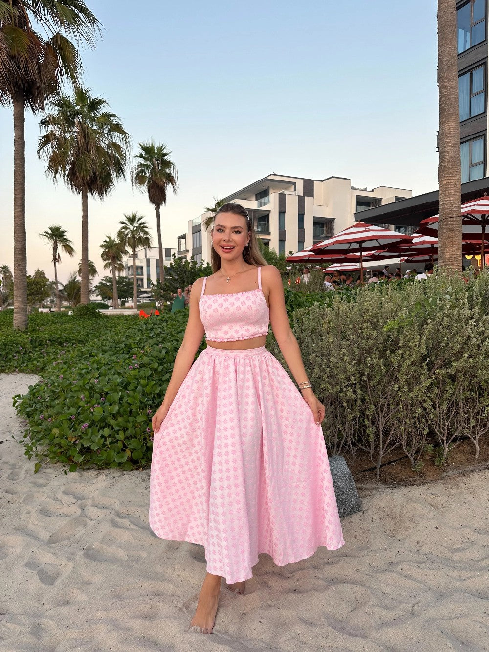 BONNIE KATE GURANDA FLOWERS MAXI SET|488