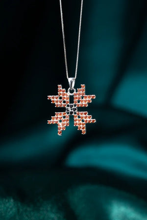 FOVERO STAR OF PALESTINE NECKLACE|1076