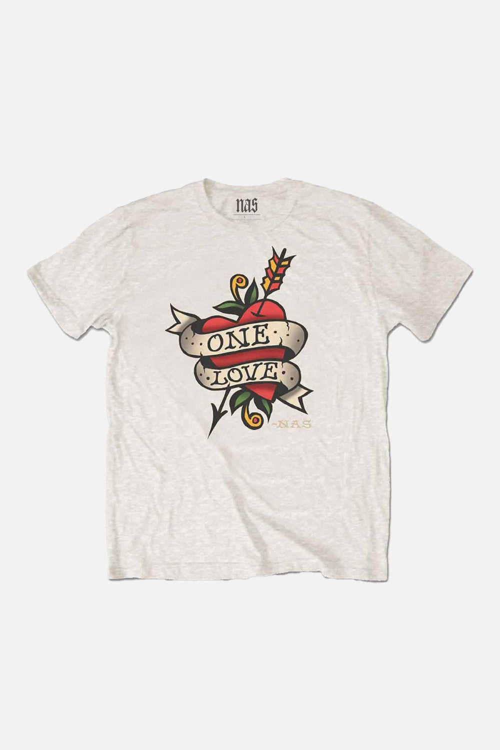 MUSIC MERCH II Nas Unisex T-Shirt: Love Tattoo|1181