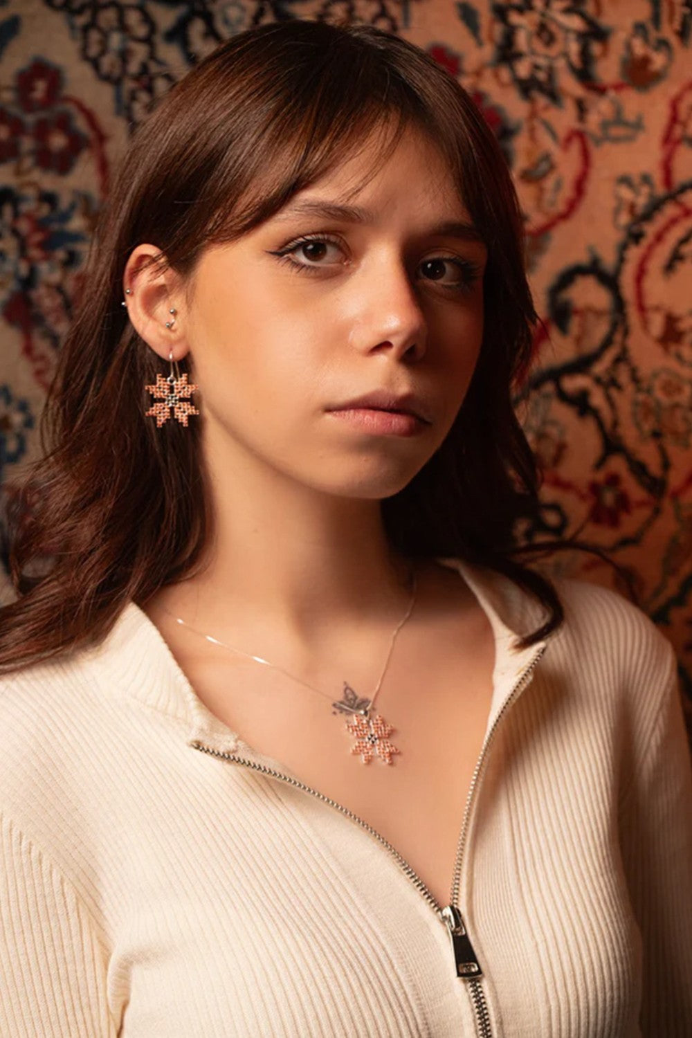FOVERO STAR OF PALESTINE EARRINGS|1071