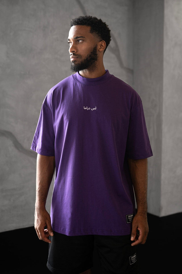 LESS DRAMA  ARABIC LOGO T SHIRT|296