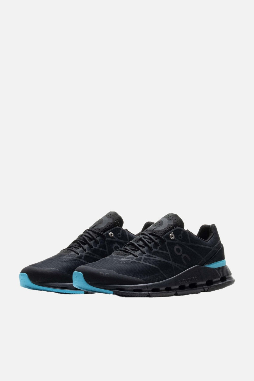 YouBetterFly On Running Cloudnova Black Cyan W 5224 / 5.5 US|873