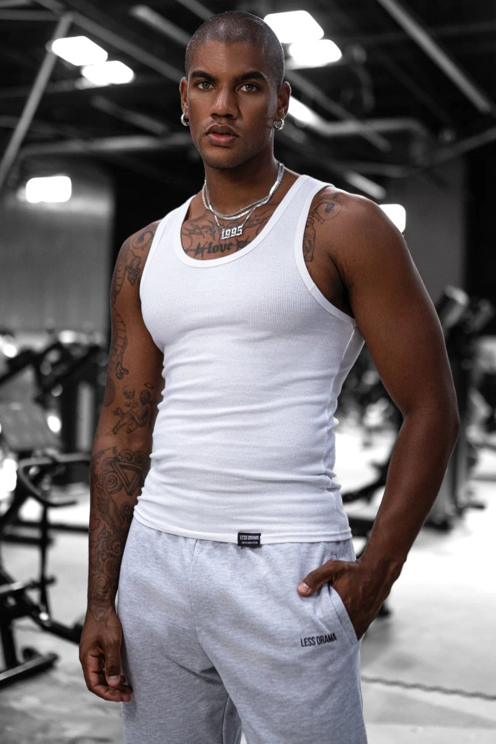 LESS DRAMA OG RIBBED TANK TOP|1474