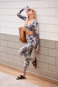 LIQUIDO TROPICAL DAWN 7/8 LEGGING|619