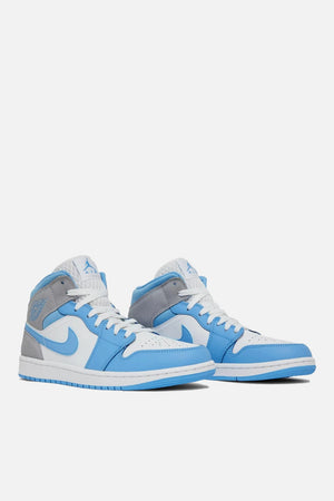 Jordan 1 Mid University Blue GreyHYP Oct3 / 8.5 US / DX9276-100|813