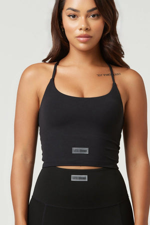 LESS DRAMA CROSS BACK SPORTS BRA|1443
