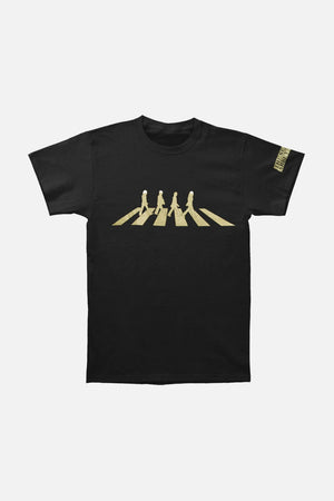 MUSIC MERCH ABBEY ROAD SILHOUETTE T-SHIRT|1204