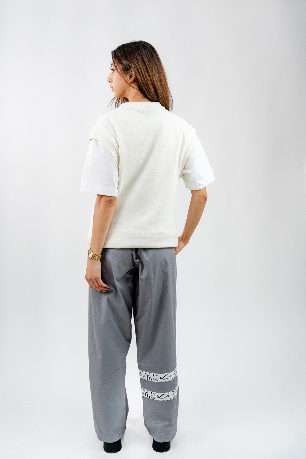 MQAAAR Two-Textured Vest|1400