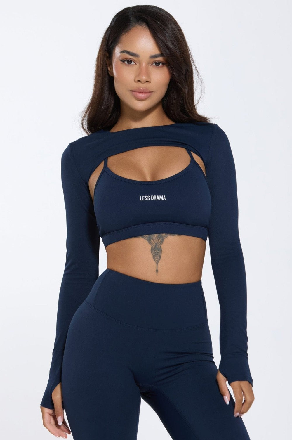 LESS DRAMA PILATES GIRL SET BRA & BOLERO|254