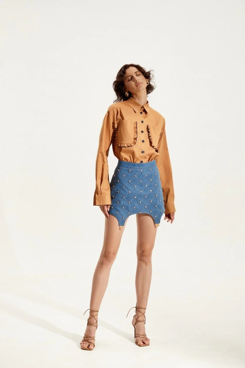 BONNIE KATE GURANDA MINI DENIM SKIRT|453