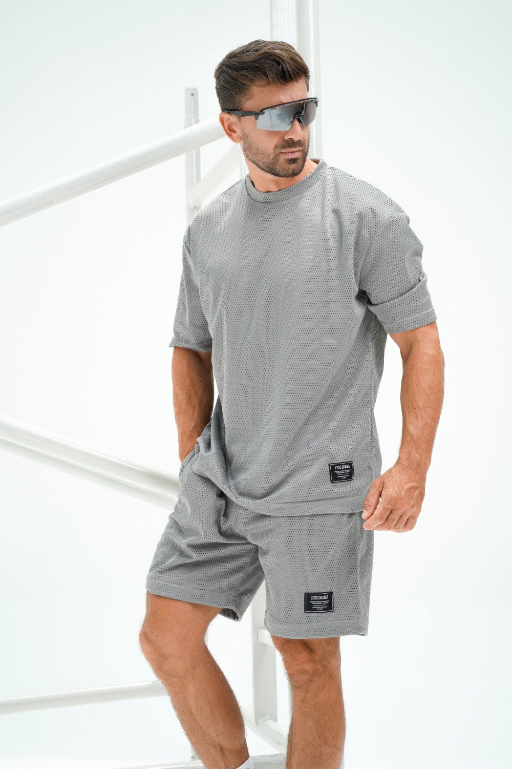 LESS DRAMA MENS MESH T SHIRT|284