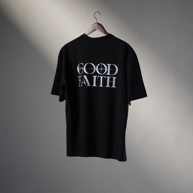 GOOD FAITH  CLASSIC LOGO T SHIRT BLACK|69