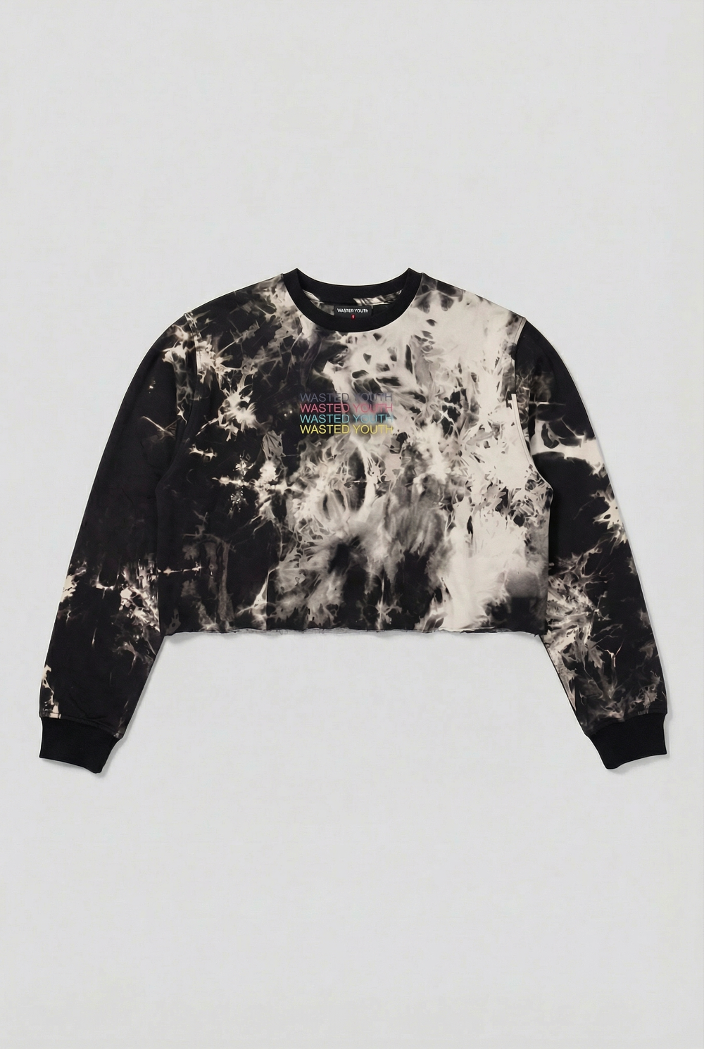 Wasted Youth Cropped Tie Dye Sweater|1590