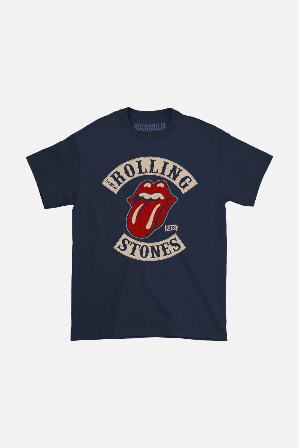 MUSIC MERCH TOUR 78 ON NAVY T-SHIRT|1190