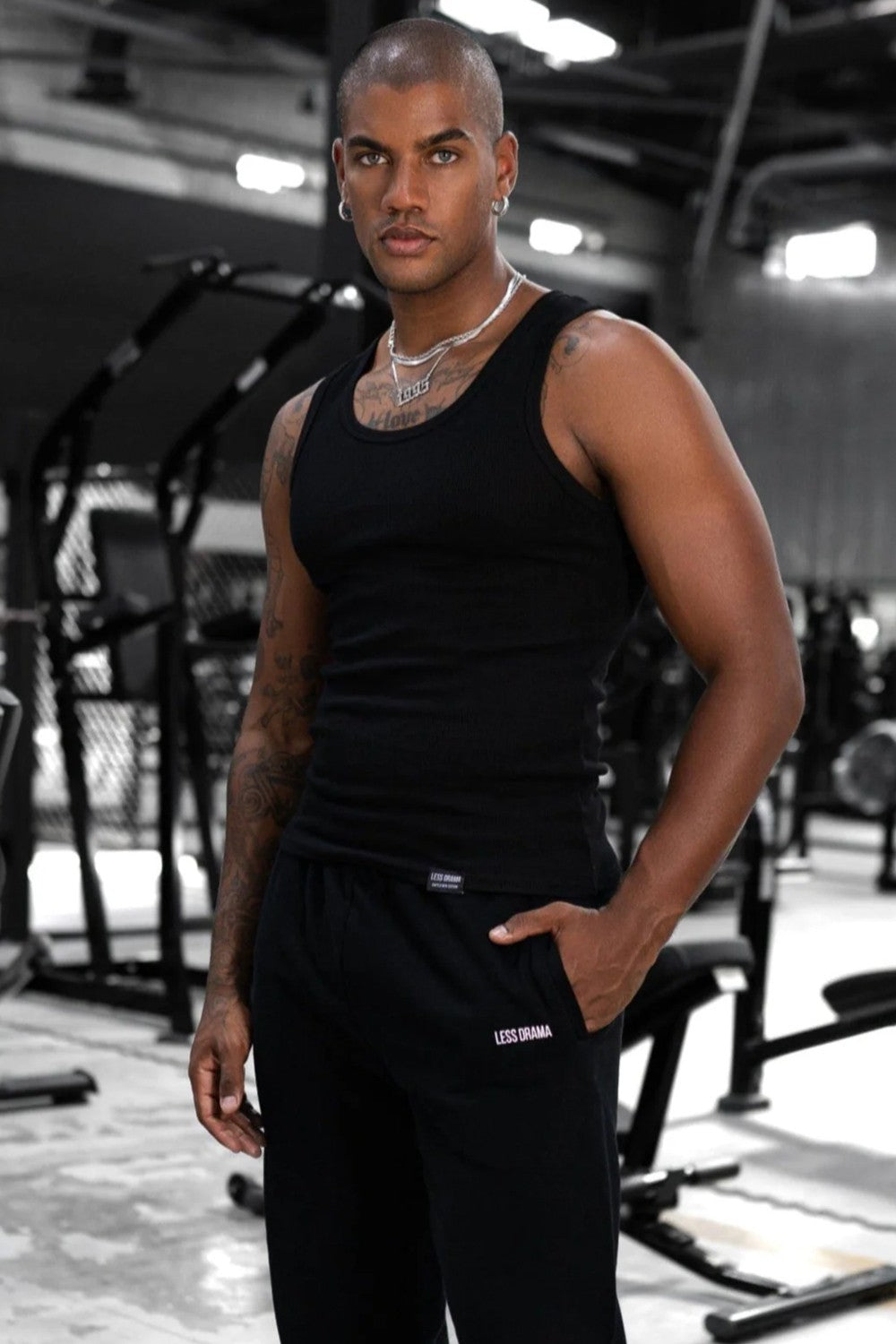 LESS DRAMA OG RIBBED TANK TOP|1470