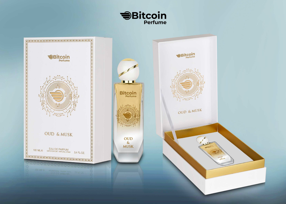 BITCOIN PERFUME WHITE OUD AND MUSK (100ml)|435