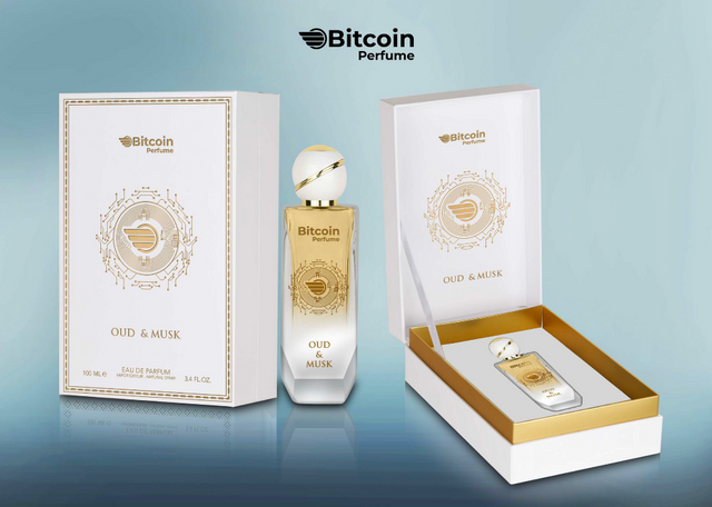 BITCOIN PERFUME WHITE OUD AND MUSK (100ml)|435
