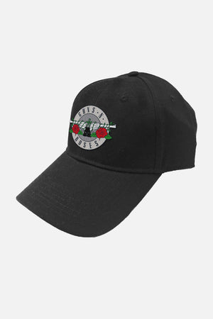 MUSIC MERCH SILVER CIRCLE LOGO BASEBALL CAP|1200