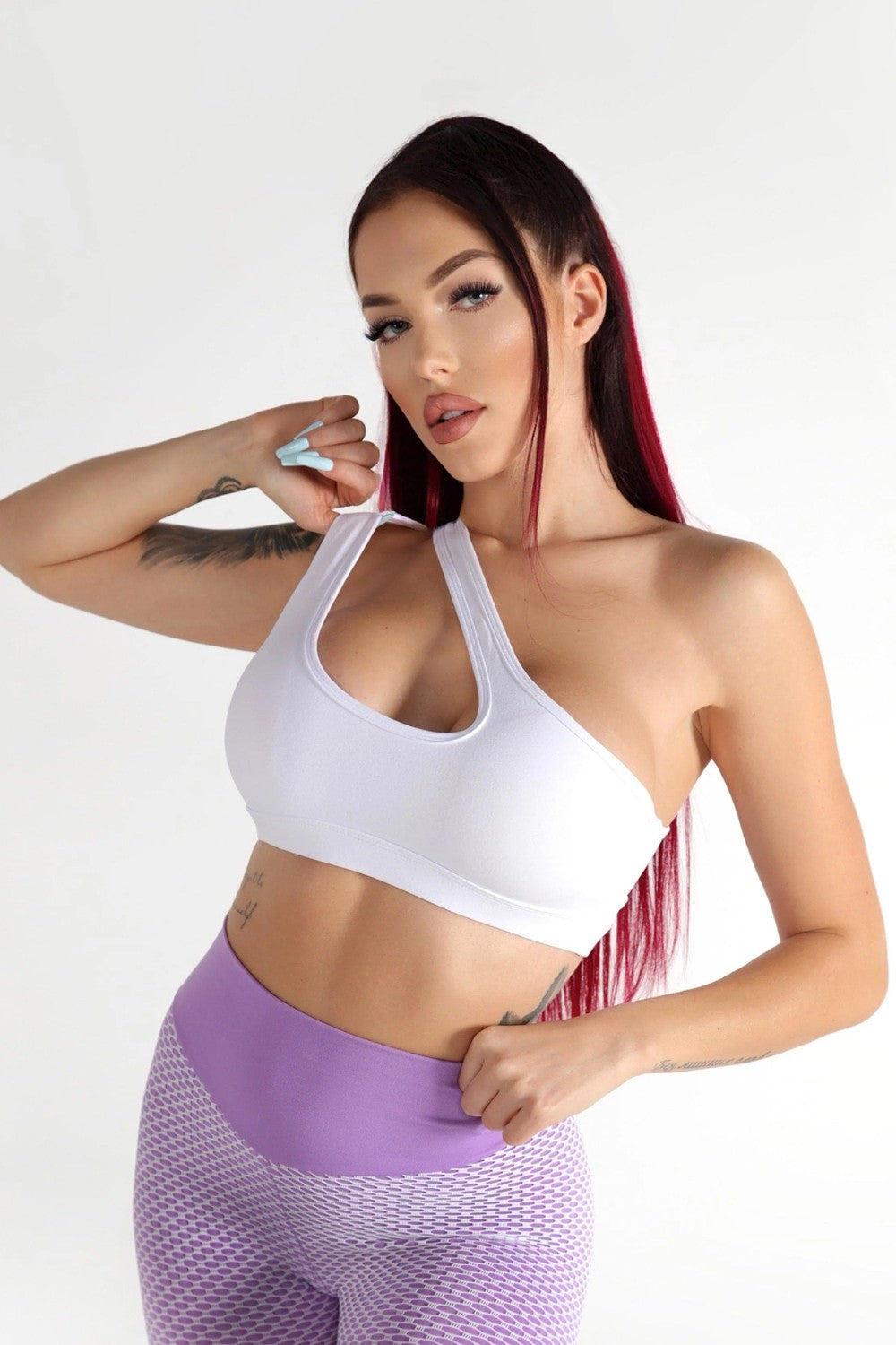 LESS DRAMA CROSS THE LINE SPORTS BRA|1455