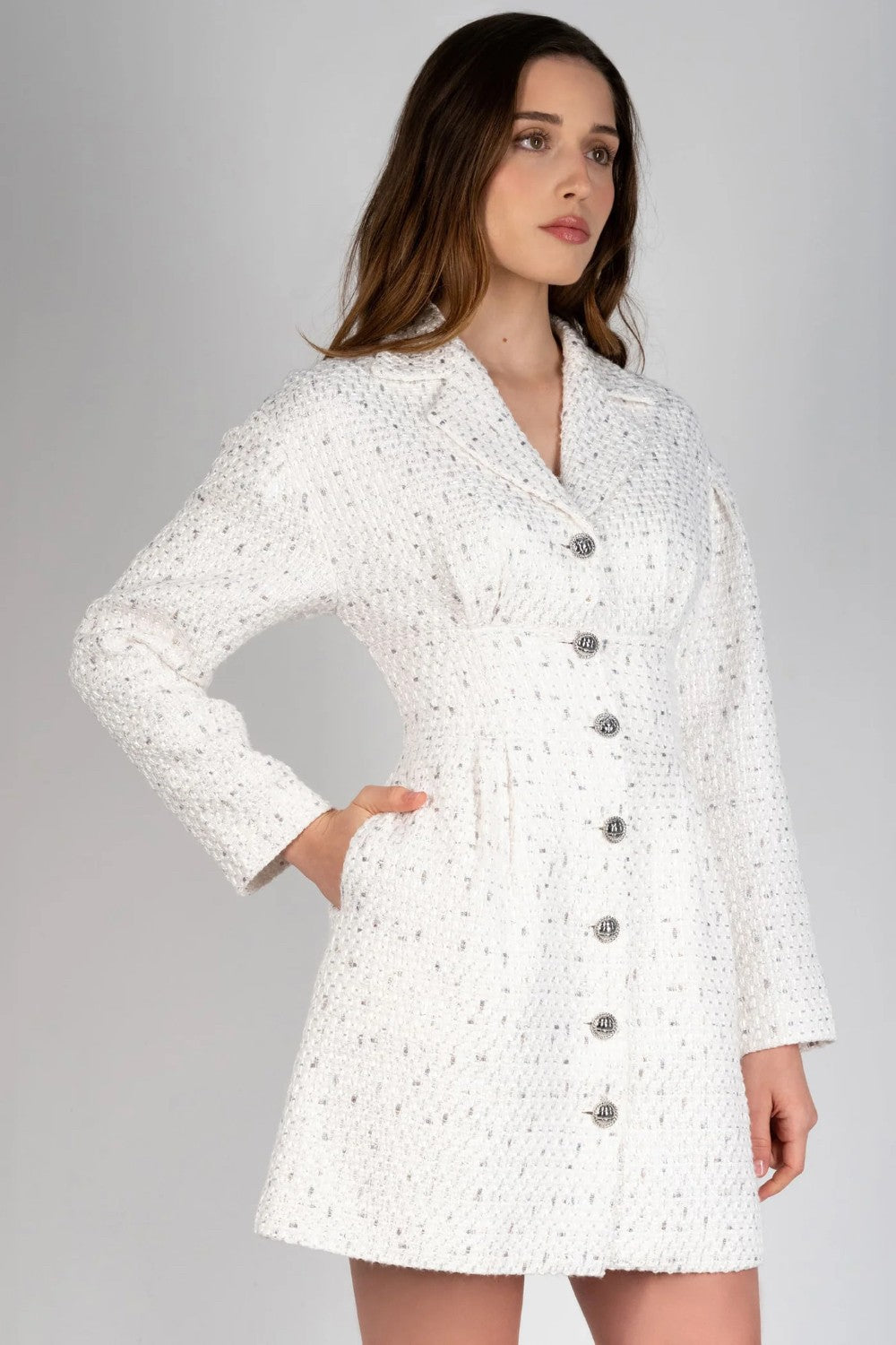 BNS LILY TWEED DRESS|211