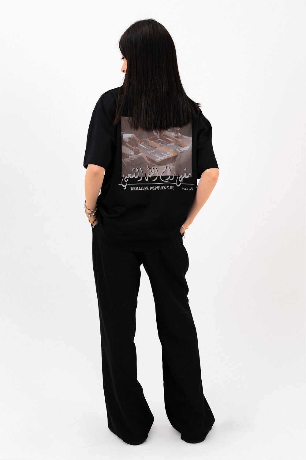 MQAAAR RAMALLAH POPULAR CAFE T SHIRT|1058