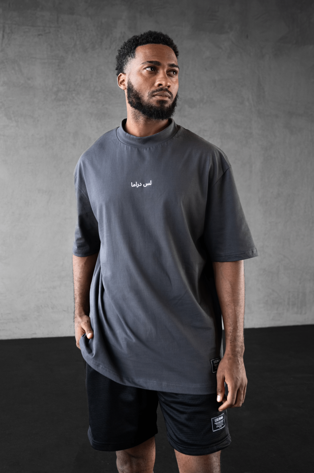 LESS DRAMA  ARABIC T SHIRT|295