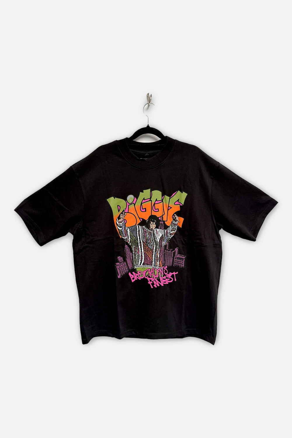 MUSIC MERCH II Biggie Smalls T-Shirt: Cartoon Graffiti|1185