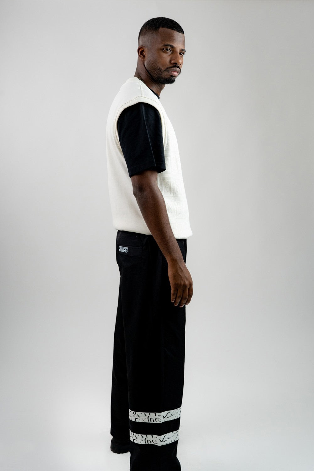 MQAAAR Two-Textured Vest|1401