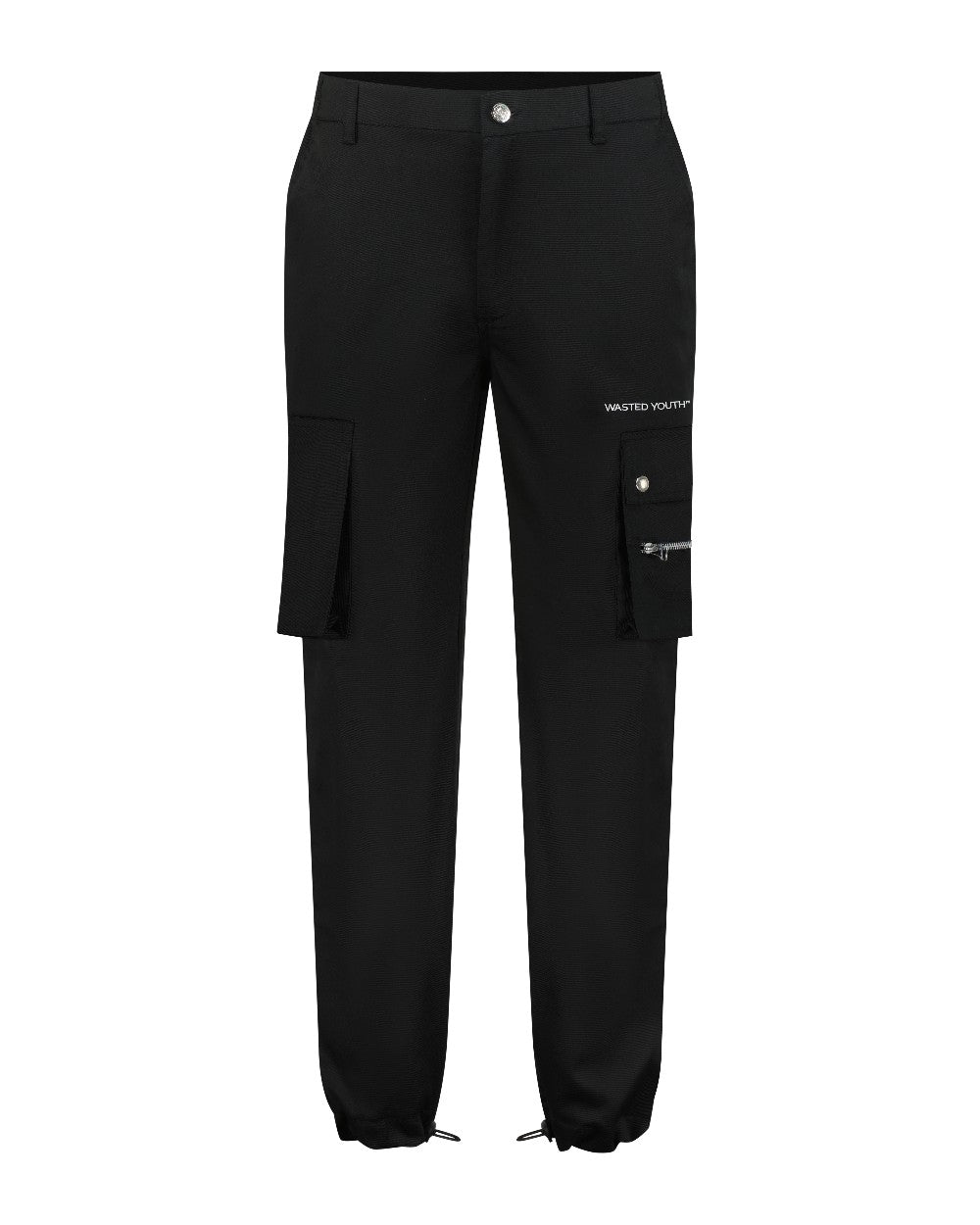 Wasted Youth™ Black Cargo Pants|560