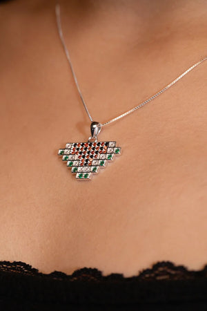 FOVERO WATERMELON NECKLACE|1081