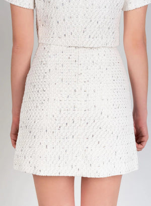 BNS LILY TWEED MINI SKIRT|214