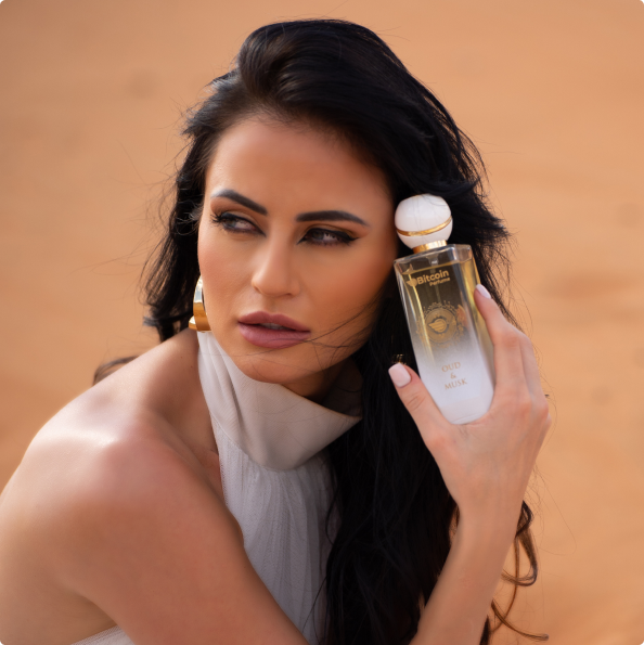 BITCOIN PERFUME WHITE OUD AND MUSK (100ml)|434