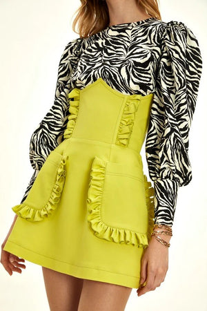 BONNIE KATE GURANDA LIME CORSET SKIRT|462