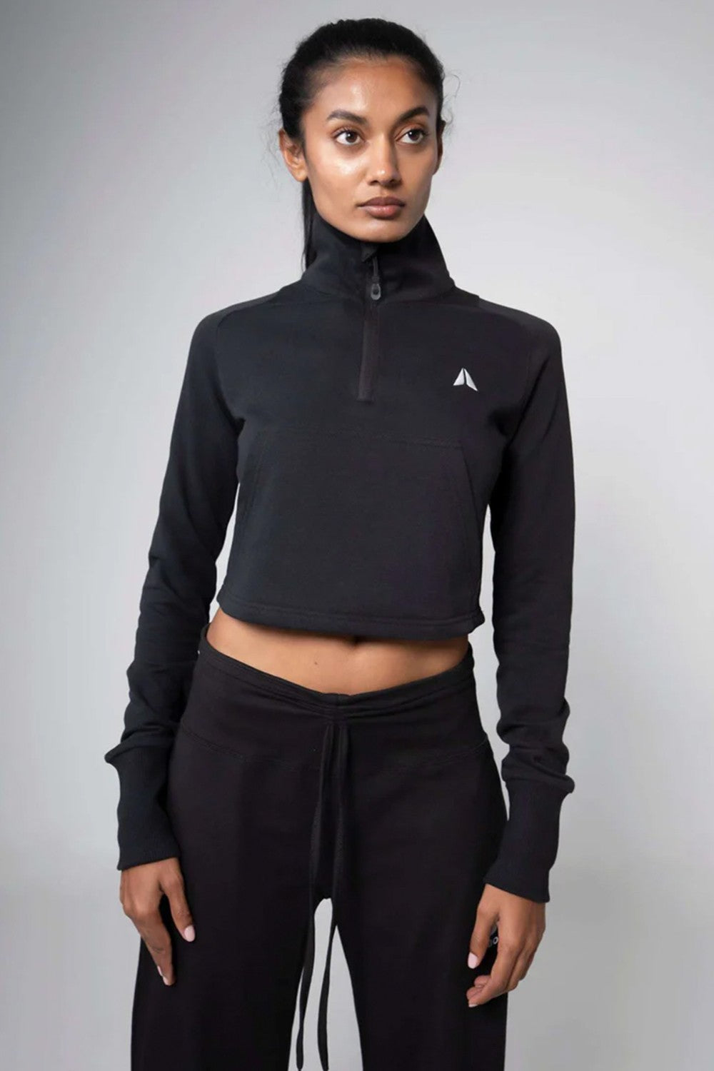 AORA MIHO  HALF ZIP SWEATER|1298